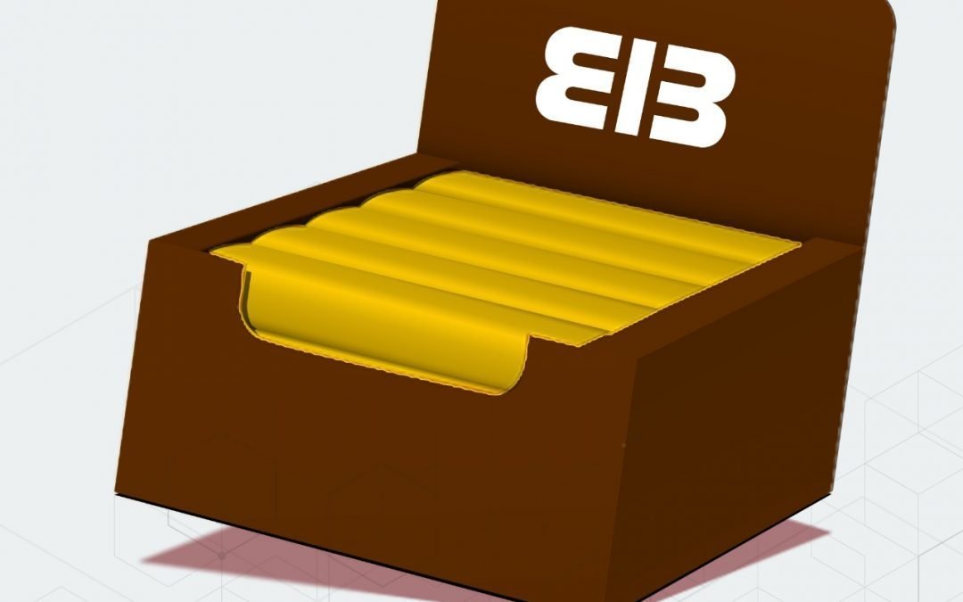 Display para chocolate, o papel da embalagem